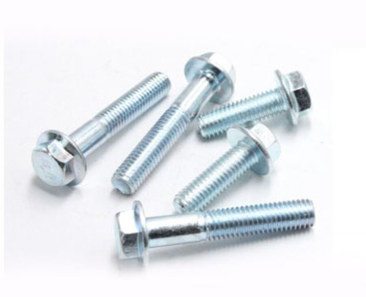 DIN6921 Hexagon Flange Bolts Grade8.8 Blue White Zinc Hex Flange Bolt