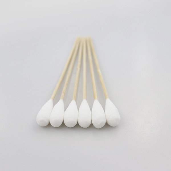 Thin Bamboo Medical Cotton Buds 4 Inch Length Custom Colors Round Head