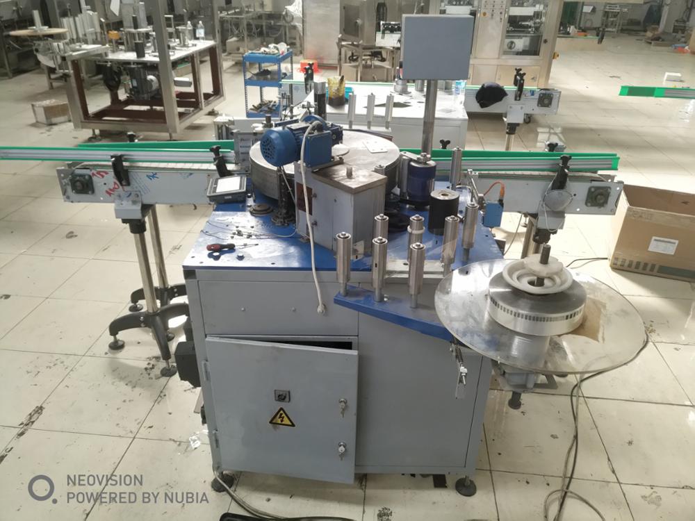 high accurcy full automatic liquid glue labeling machine production line