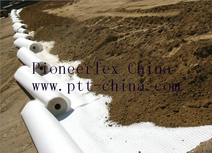Glass Filament Composite Geogrid For Surface Course Reinforcement