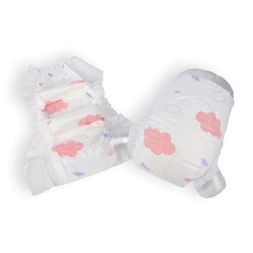 Cloth Like Breathable Backsheet Disposable Baby Diaper 700 800ml Absorbency