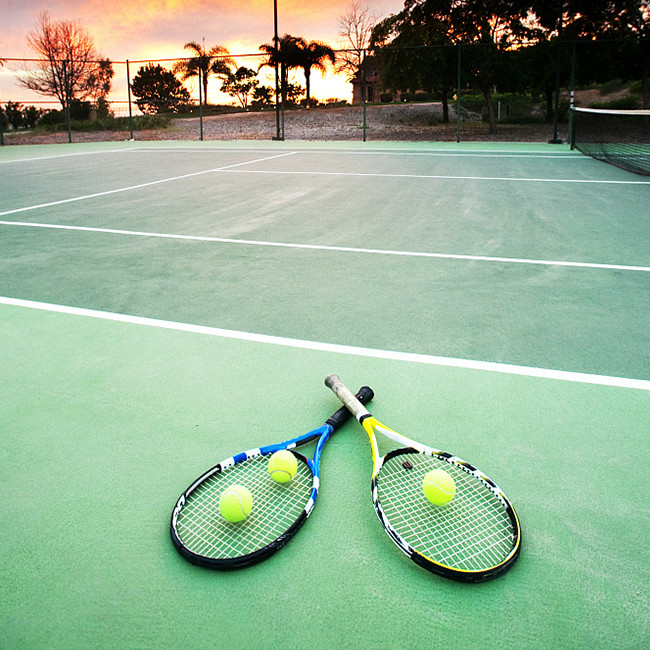 Multi Purpose Outdoor Tennis Court Acrylic Surface Waterproof