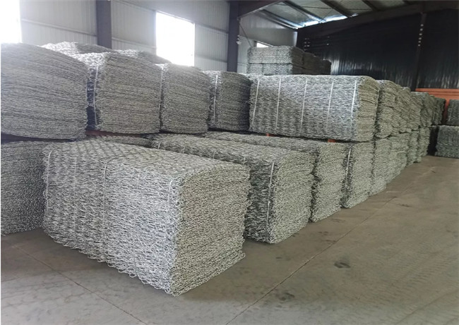 3mm Gabion Mesh Baskets Heavy Duty Triple Twisted Hexagonal Woven Galvanized Steel