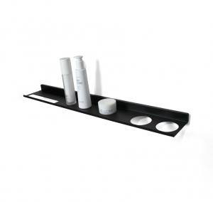 China 750mm Length Aluminum Wall Mounted L Floating Shelves For Bathroom on sale
