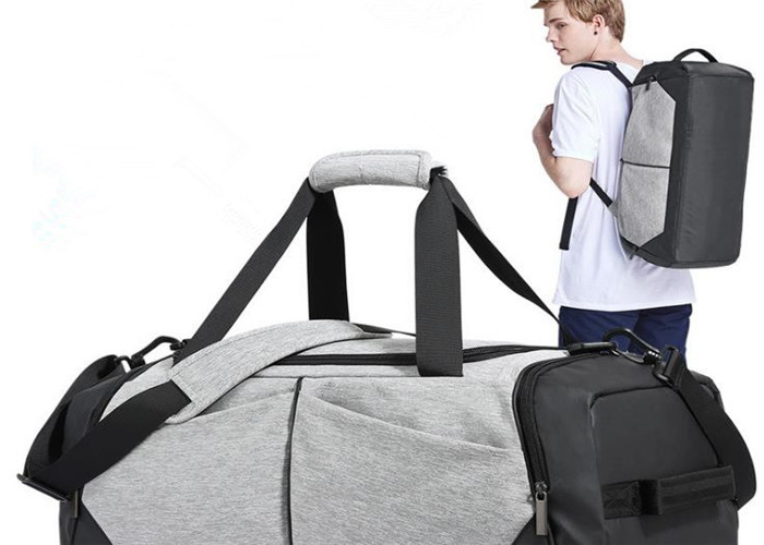 Personalized Sports Duffle Bag Fabric Large Capacity For Gym