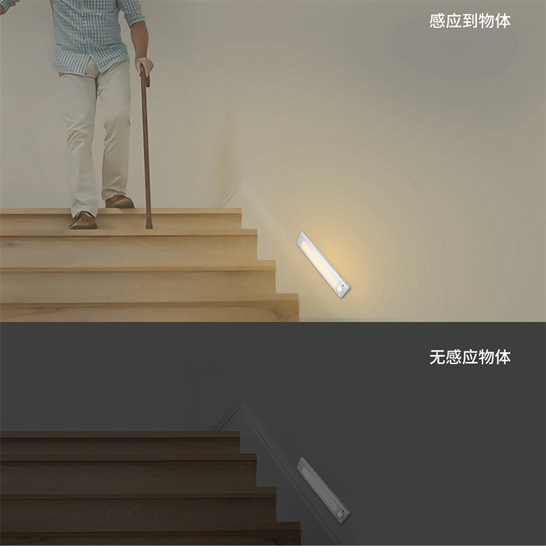 Wireless portable USB Rechargeable Dimmable Automation Motion Sensor Closet Light