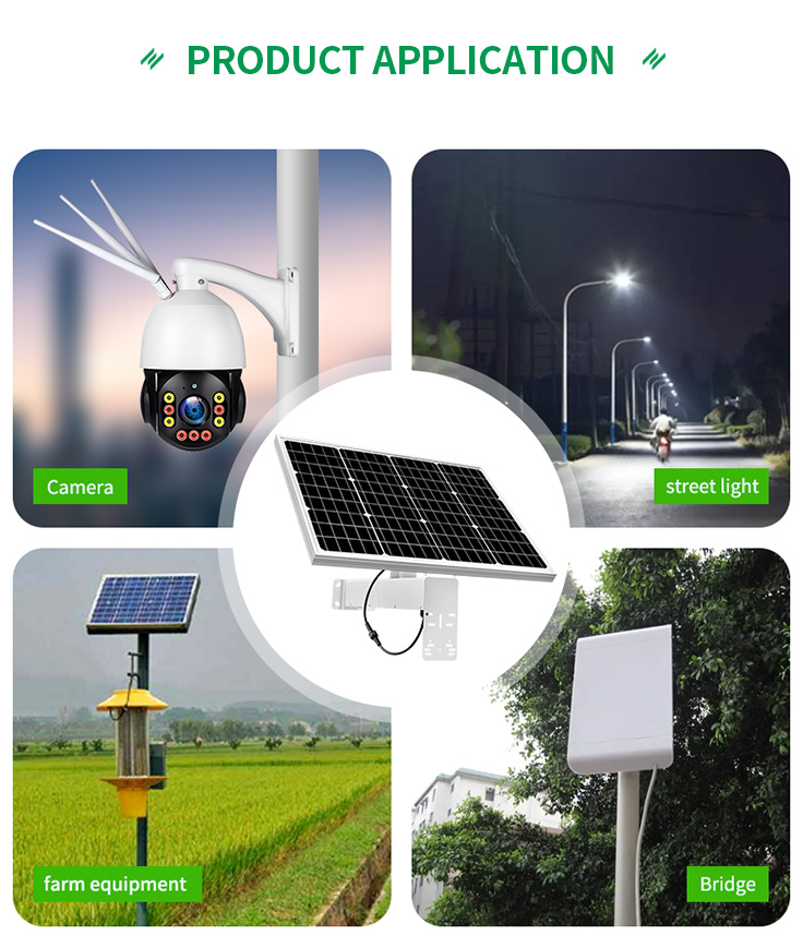 HighFly Manufacturer Directly Sale Cheap Waterproof 50W 12V 20Ah Fixed Solar Panel
