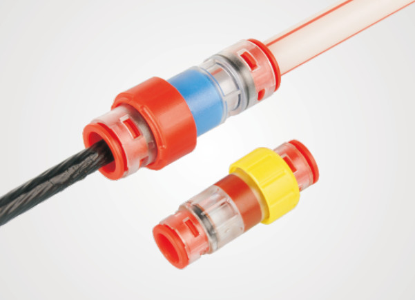 Gas Block Micro duct Connectors with Locking Clips