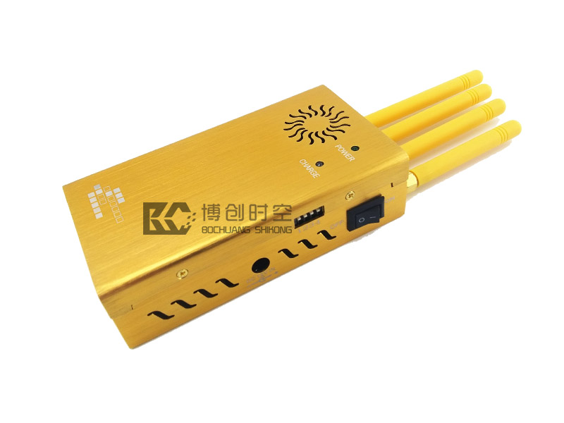 4 antennas, 10 W remote control signal jammer, 315MHz / 433MHz / 868mhz remote control signal blocker