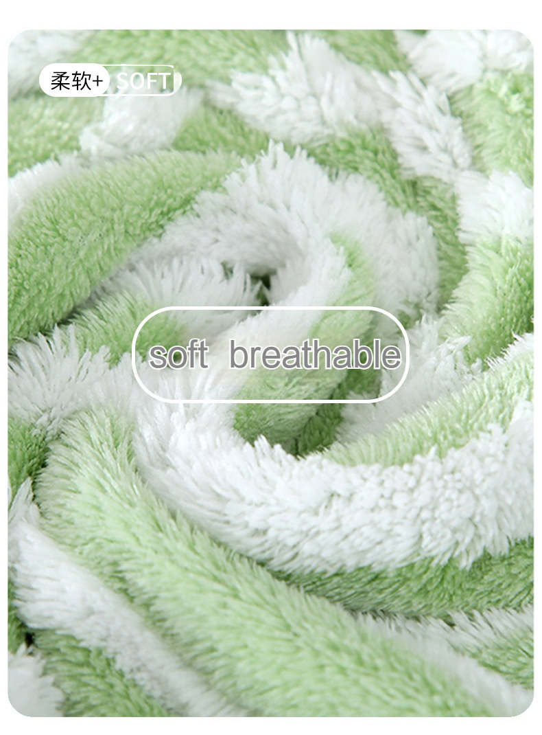 Thickened Woven Sustainable Jacquard Coral Fleece Dishcloth Microfiber Cleaning Rag