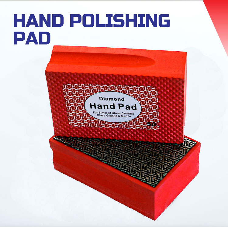 Electroplated Sponge Diamond Hand Polishing Sanding Block Pads For Marble Granite Ceramic Tile