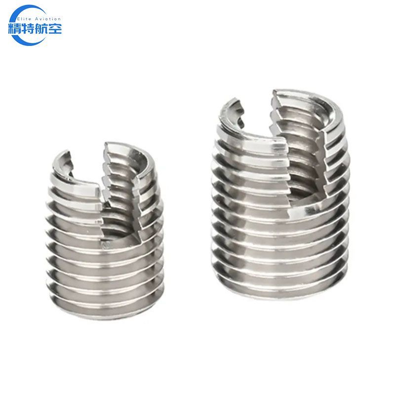 High Precision 308 Slotted Thickwall Selftapping Slotted Insert Self-Tapping Threaded Inserts