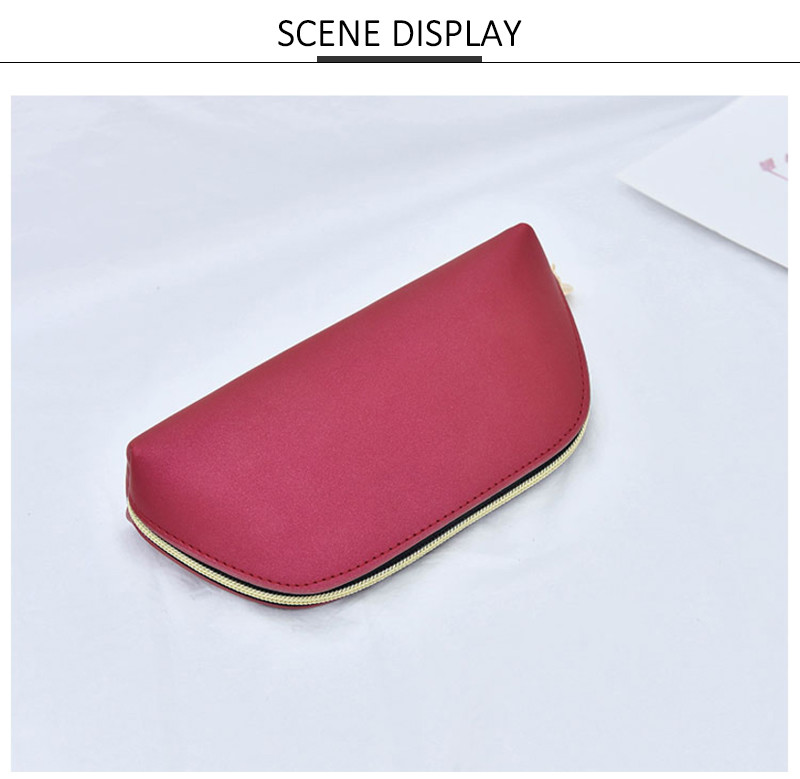 Small Pure Color Makeup Pouch Travel Bags For Toiletries Waterproof
