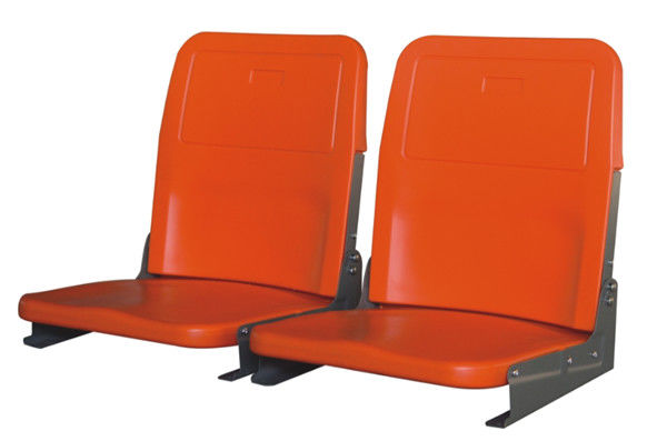 HDPE Chair Indoor Bleacher Seating / Telescopic Seating Systems 260mm Step Height
