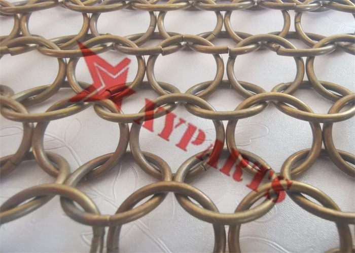Chainmail 7mm Metal Ring Curtain For Office Partition