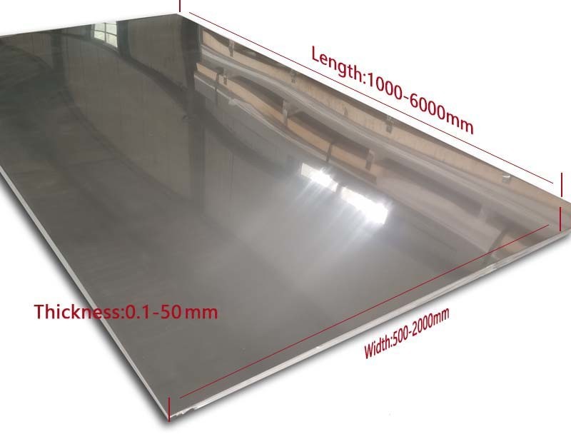 ASTM AISI Hot Rolled 201 202 304 304L 316 316L Stainless Steel Plate 1219/1250/1500mm 0.1-6.00mm