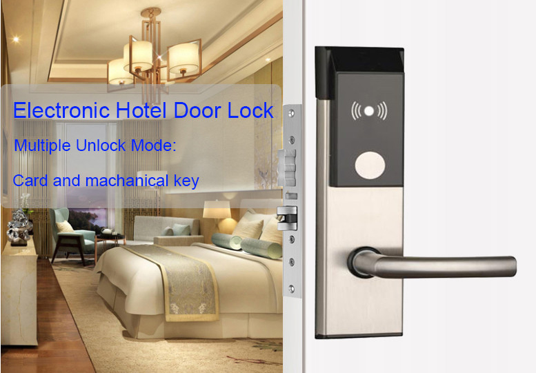 Smart Hotel RFID Card Lock 5 Star Hotel Door Lock Smart Door Lock