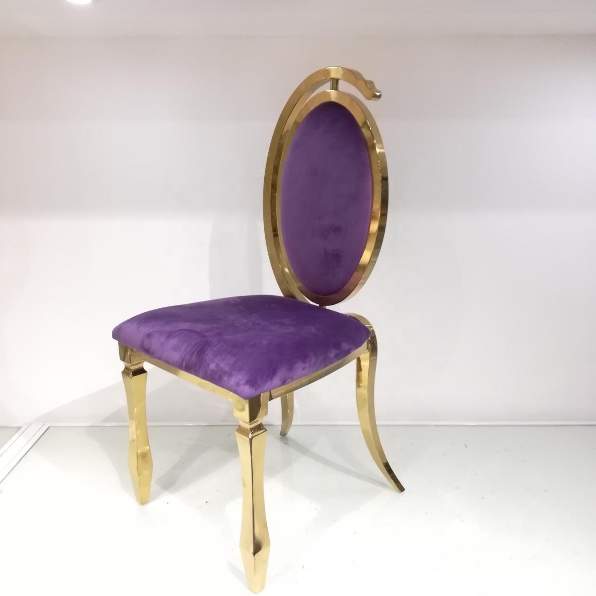 Modern High End Stainless Steel Leg Wedding Event Chairs