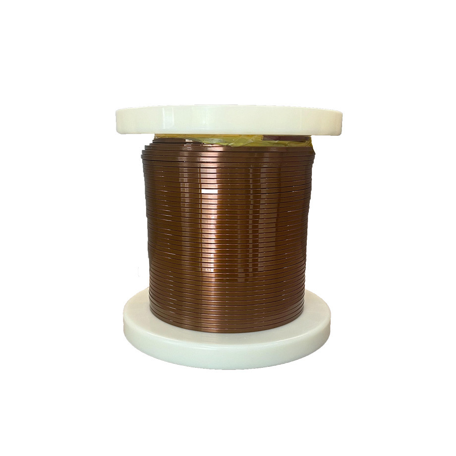 High Temperature Resistance HEVW -220C Enameled Flat Copper Wire with Oxygen Free Copper Conductor