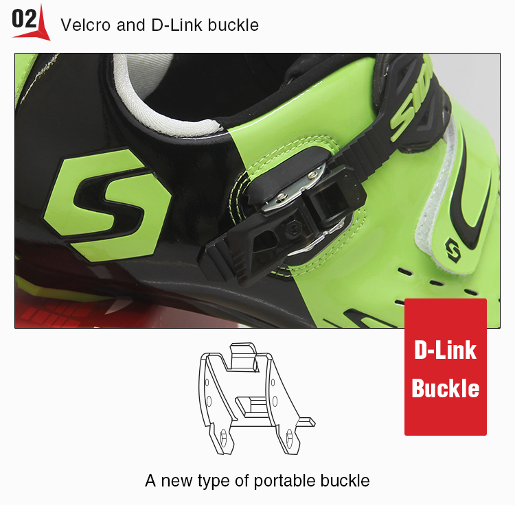 Size 35-46 Road Bike Sneakers Geometry Design Body High Pressure Resistance
