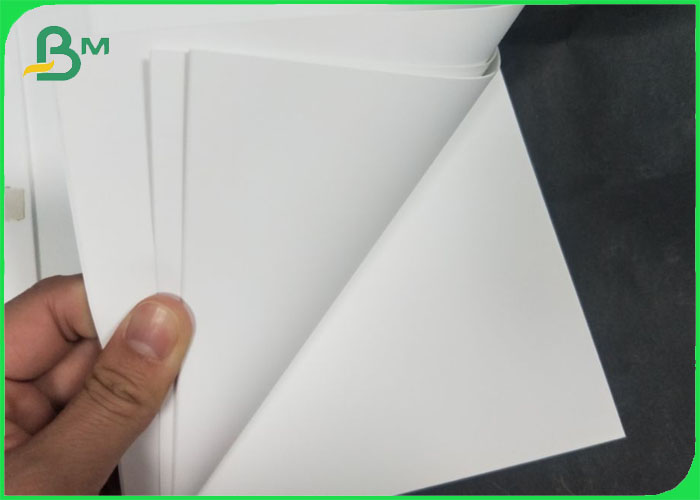 Heat - Resisting Synthetic Paper PET Roll & Sheet 200um For Carbon Tape Printer