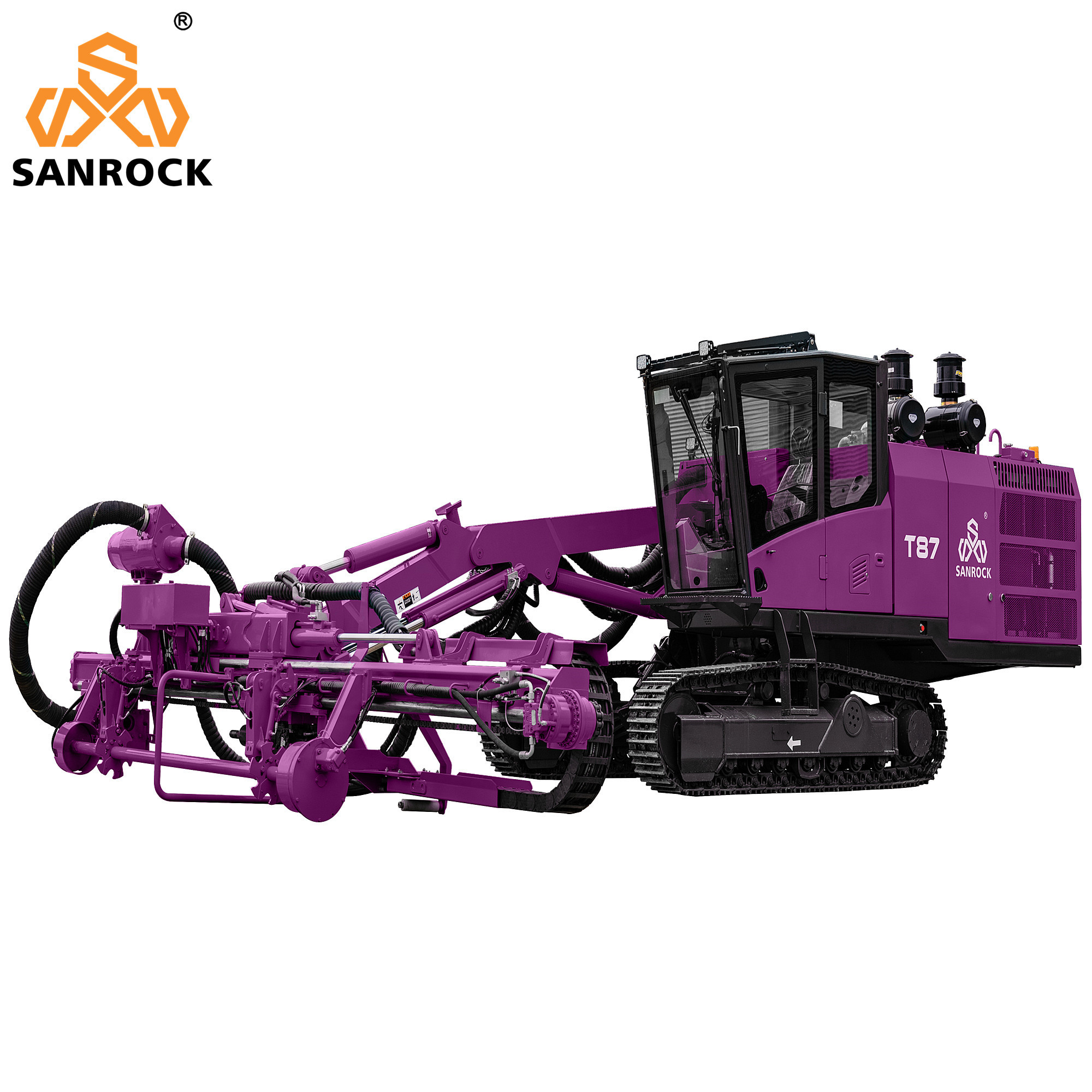 Top Hammer Hydraulic Drilling Rig Blast Hole 24m Deep Crawler Mining DTH Drilling Rig