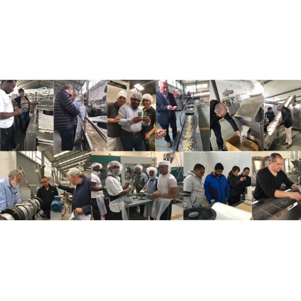 Full Automation Cereal Bar Forming Machine For Puffing Rice , 200-300kg/Hr