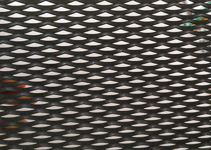 Electro Galvanize Steel Expanded Wire Mesh Plate 8mm Stem