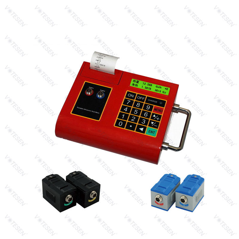 4-20mA Portable Ultrasonic Flow Meter LCD Digital Display