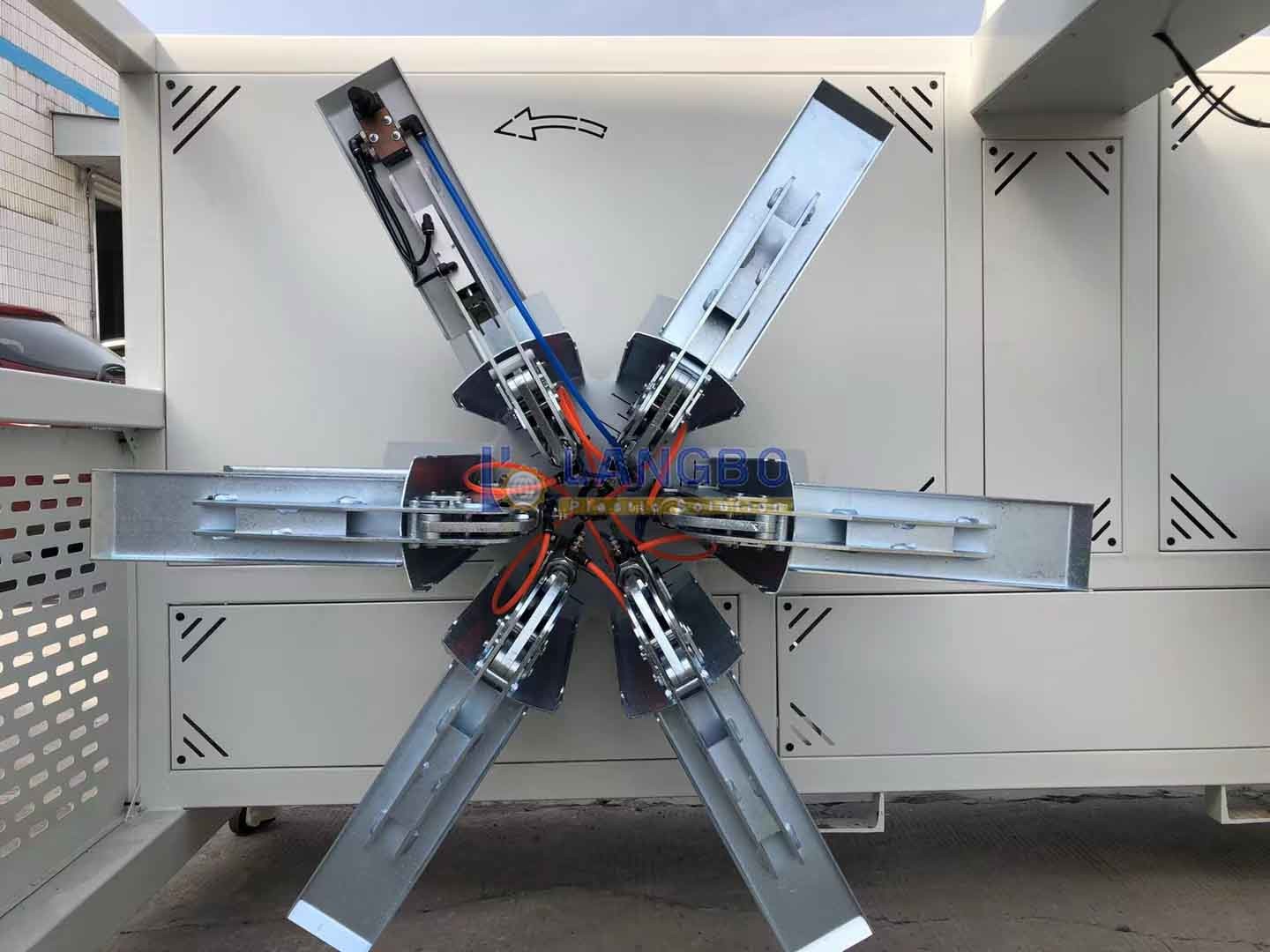 16-32mm Plastic Pipe Coiler with Wrapping Machine for PE Corrugated Pipe