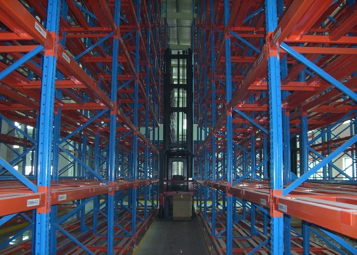 Powder Coated VNA Pallet Racking heavy duty racking pallet storage