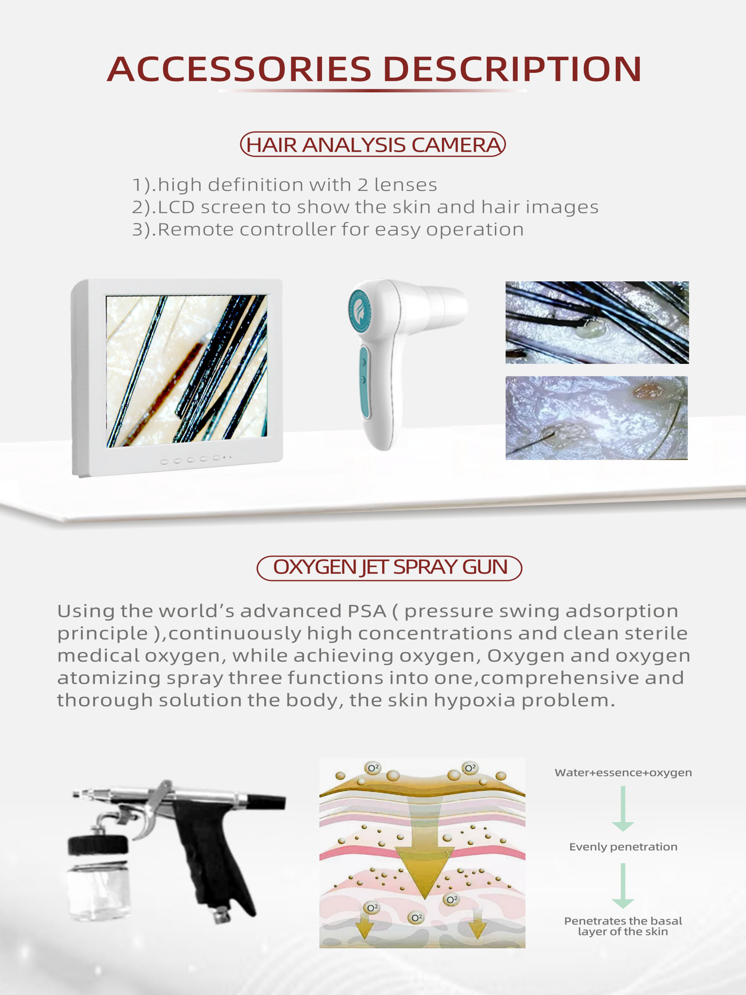 Red Light Laser Hair Regrowth Machine , Follicles Treatment Hair Growth Device