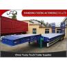 Buy cheap 3 Axles 13M Excavator Transport Low Bed Semi Trailer from wholesalers