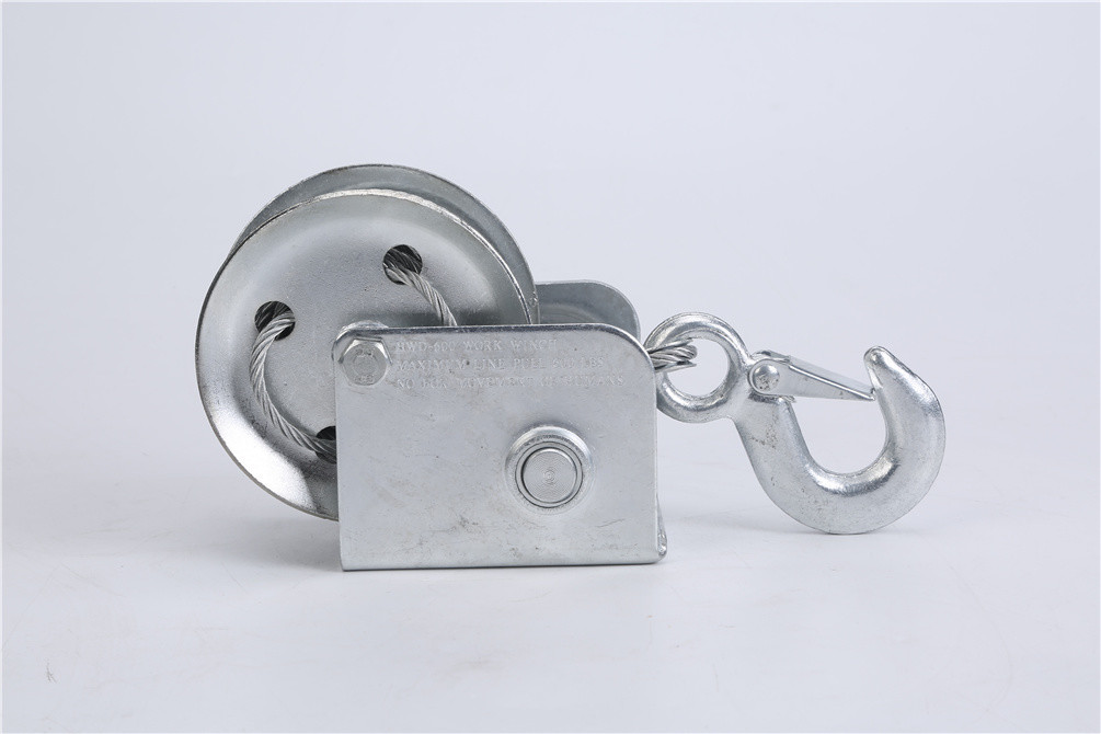 Portable Heavy Steel 600lbs Marine Hand Crank Boat Winch
