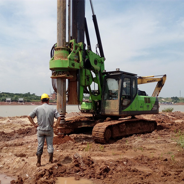 Rotary Hydraulic Piling Rig Hole Bored Pile for Different Construction Stratum Torque 150 kN.m Drilling Diameter 1500mm