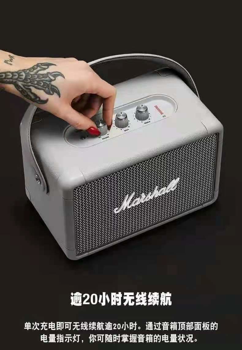Marshall Kilburn II Portable Bluetooth Speaker Wireless Speakers Christmas Gift Music Loved Speaker Home Outside D