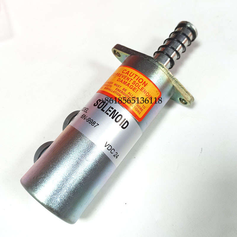 Fuel Solenoid 6N9987 6N-9987 24V for CAT Caterpillar 3208 Series Engine