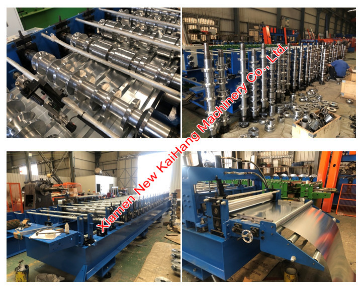 Roll forming machine, panel machine, Trimdeck 760, Roof panel, in buildings
