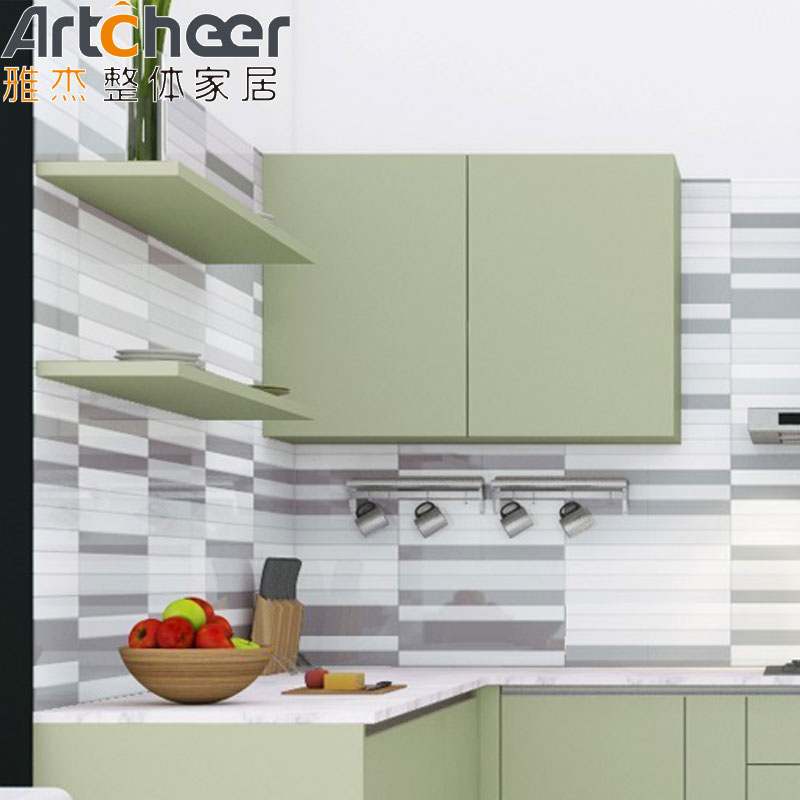 Direct U Shape Kitchen Cabinet with Plywood Carcase and Lacquer Door Panel Surface Treatment