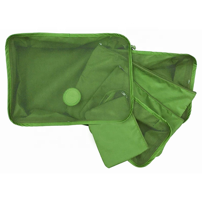 Easy Travel Packing Cubes , Luggage Organizer Storage Bag Set Pouches
