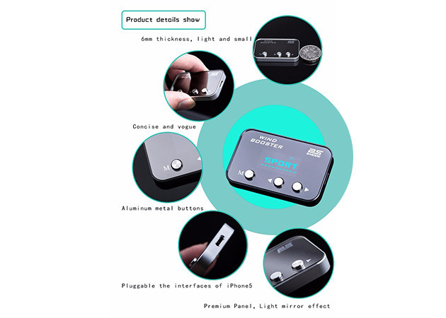 Mini All Models Car Throttle Controller OLED Lights Throttle Pedal Controller