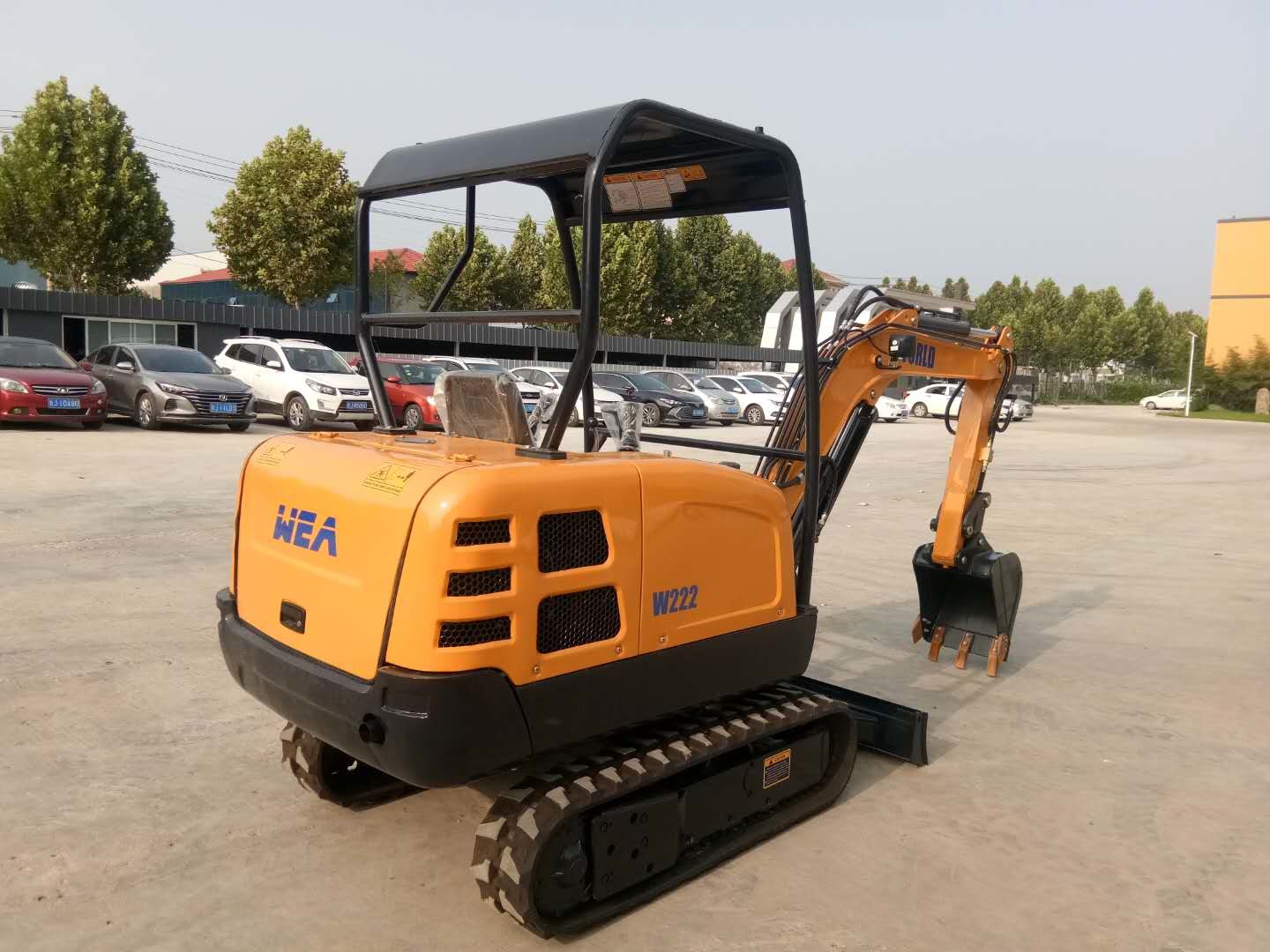 Tier 3/ Stage III Mini Crawler Excavator Maximum Arm Digging Force 10.5KN