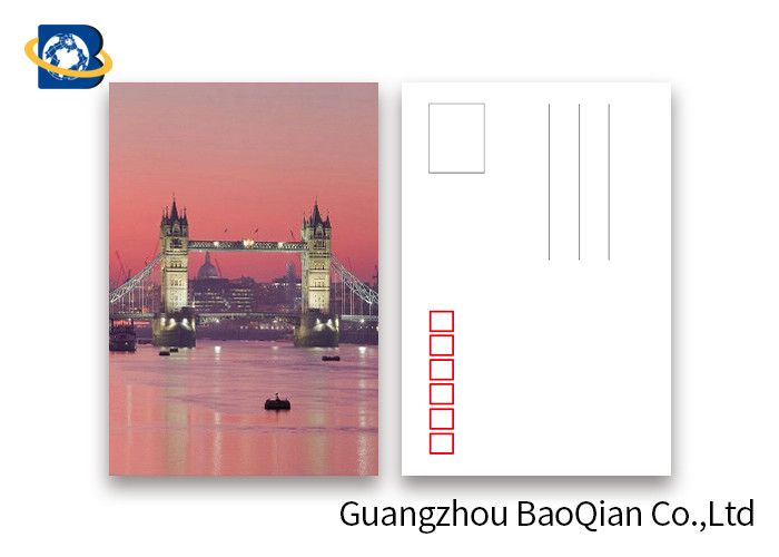 Beautiful Landscape 3d Lenticular Postcard PET / PP Material Printing Images