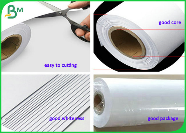 80g White Color CAD Plotter Bond Paper Roll For Engineering Drawing