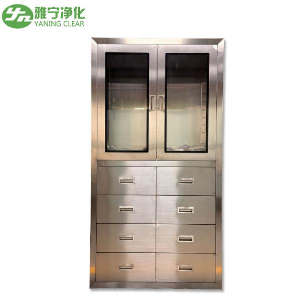 Stainless Steel Medical Storage Cabinets Hospital Furniture steel medical