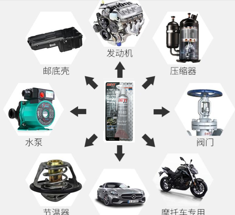 High Temp RTV Silicone Gasket Maker For Oil Pan And Cylinder Head