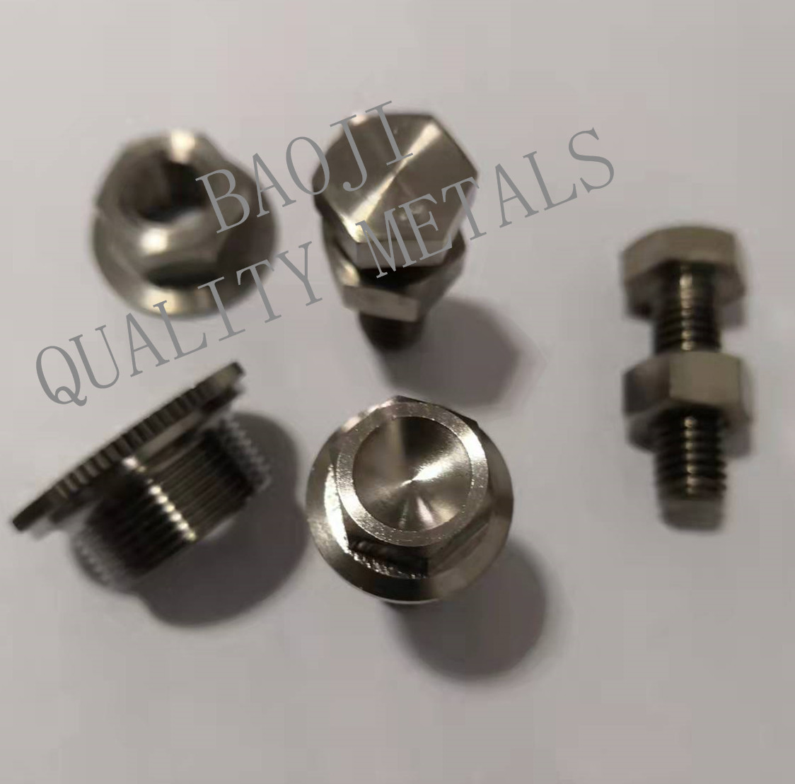 DIN84 Titanium Standard Parts Alloy Material ODM ISO90012008