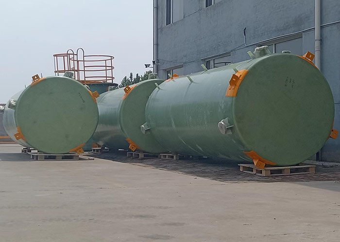 Food Brewing Vertical FRP Chemical Storage Tank Easy Installation 18000 Gallon