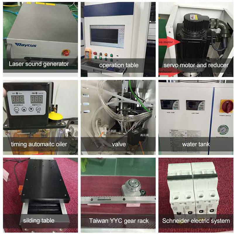 Table CNC Fiber Laser Cutting Machine 3015 3000W 60mm