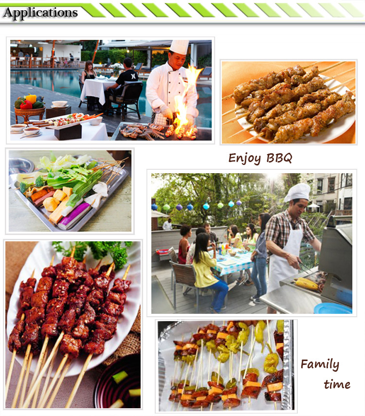 2.5mm BBQ Bamboo Sticks